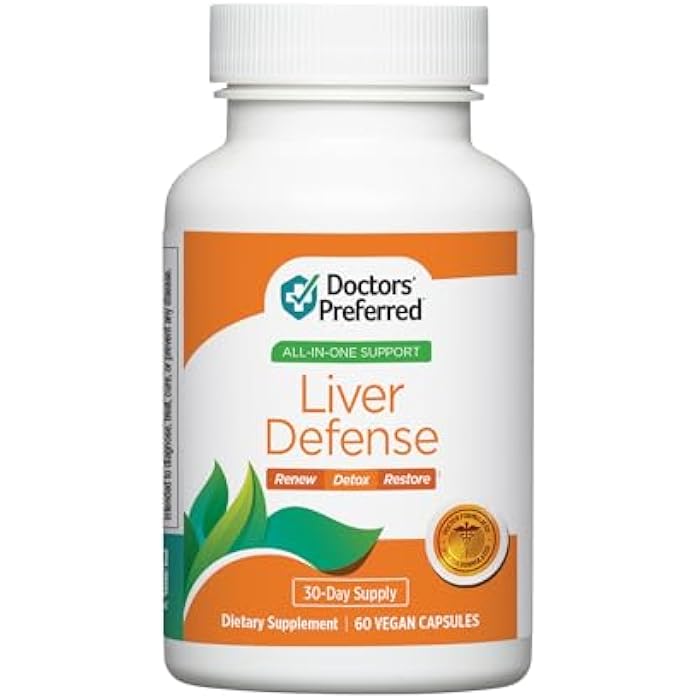 DOCTORS' PREFERRED Liver Defense with Milk Thistle | 60 Capsules - Image 1