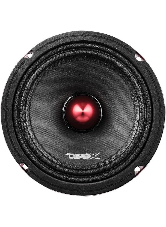 DS18 DS18 PRO-X6BM Loudspeaker - 6.5", Midrange, Red Aluminum Bullet, 500W Max, 250W RMS, 8 Ohms - Premium Quality Audio Door Speakers for Car or Truck Stereo Sound System (1 Speaker) - Image 5