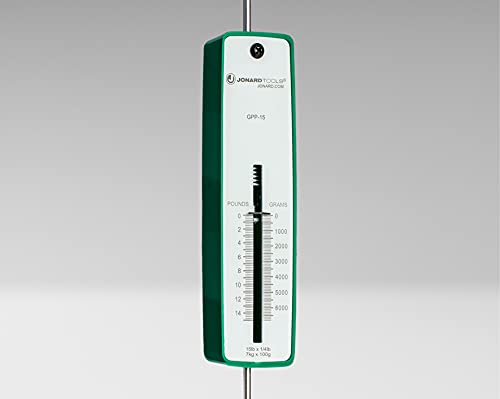 Jonard GPP-15 Polystyrene Push Pull Precision Force Gauge, 0-15lbs, 0-6840 Graduation, +/- 1 Accuracy - Image 3