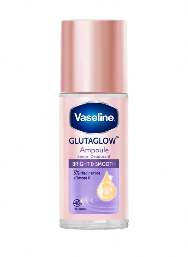 فازلين جلوتاجلو مزيل عرق سيروم امبول لتفتيح وتنعيم البشرة رول اون 45 مل لتفتيح وترطيب منطقة الإبط والعناية بالبشرة - Image 1