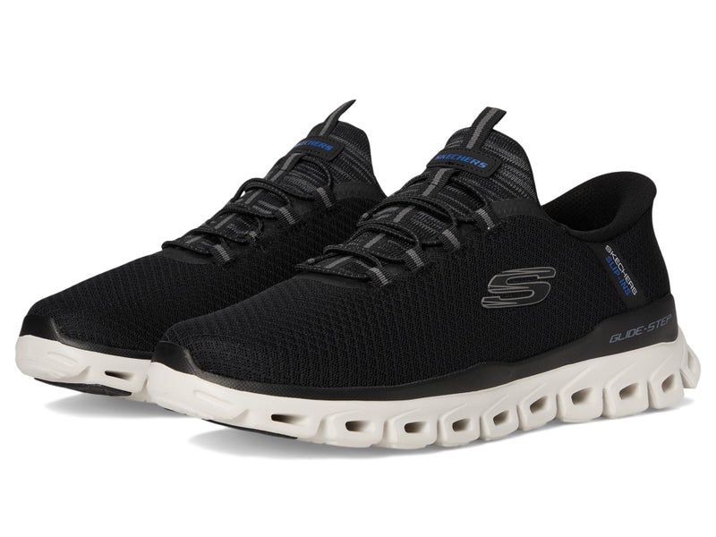 Skechers Men's Glide-Step Noxus Hands Free Slip-in Sneaker, Black, 10.5 Wide - Image 2