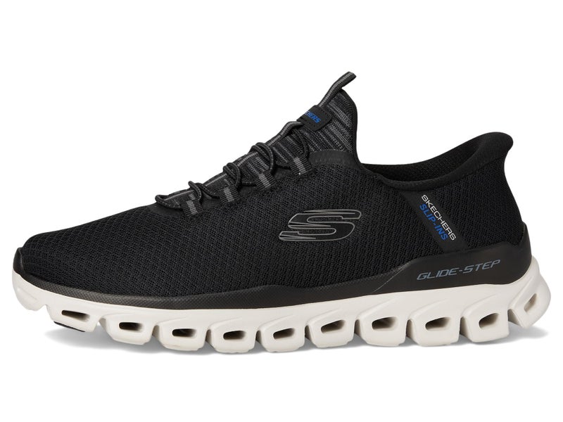 Skechers Men's Glide-Step Noxus Hands Free Slip-in Sneaker, Black, 10.5 Wide - Image 5