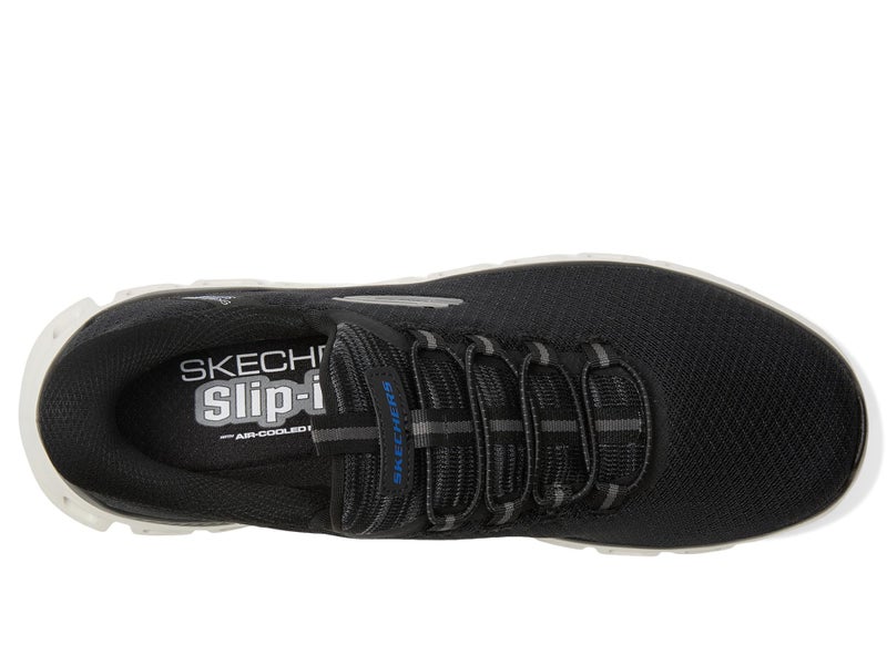 Skechers Men's Glide-Step Noxus Hands Free Slip-in Sneaker, Black, 10.5 Wide - Image 3