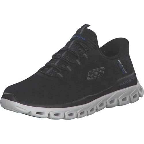 Skechers Men's Glide-Step Noxus Hands Free Slip-in Sneaker, Black, 10.5 Wide - Image 1