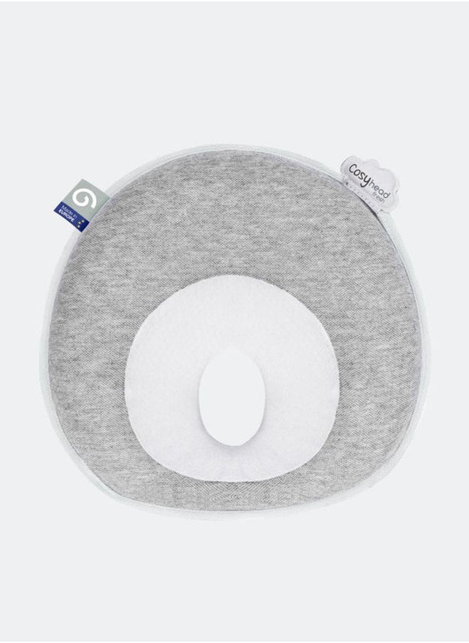 babymoov The Morphological And Ultra Breathable Cosyhead Fresh Anti Flat Head Baby Pillow, Smokey, Designed To Prevent Flat Head Syndrome, Suitable From Birth  - Image 1