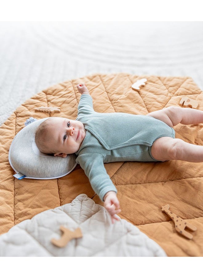 babymoov The Morphological And Ultra Breathable Cosyhead Fresh Anti Flat Head Baby Pillow, Smokey, Designed To Prevent Flat Head Syndrome, Suitable From Birth  - Image 4