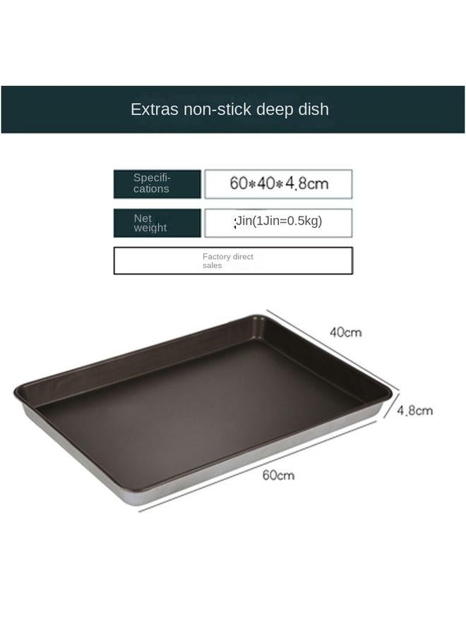 Bluejw Baking Tray Commercial Non-stick Oven Non-stick Rectangular Cake Mold Baking Tools Pizza Bread Baking Tools - Image 1