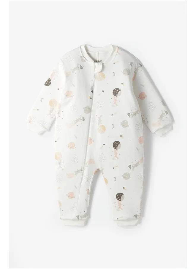 JUNE June Baby Sleepsuit Ecru