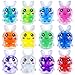 Runleo Easter Egg Stuffers Bunny Stress Balls 12 Pcs Mini Bunny Squishies Toys Easter Basket Fillers Squishy Fidget Sensory Toy for Kids Girls Boys Teens Adult Classroom Prize Gift Party Favors Supplies - Image 2