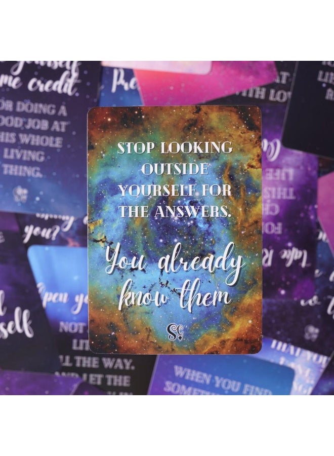 NIBEMINENT Divination Tarot Cards, Cosmic Information Cards, Clairvoyance Cards, Prediction Tools, Standard Tarot Deck Set, Fate Divination Cards for Board Games - Image 3