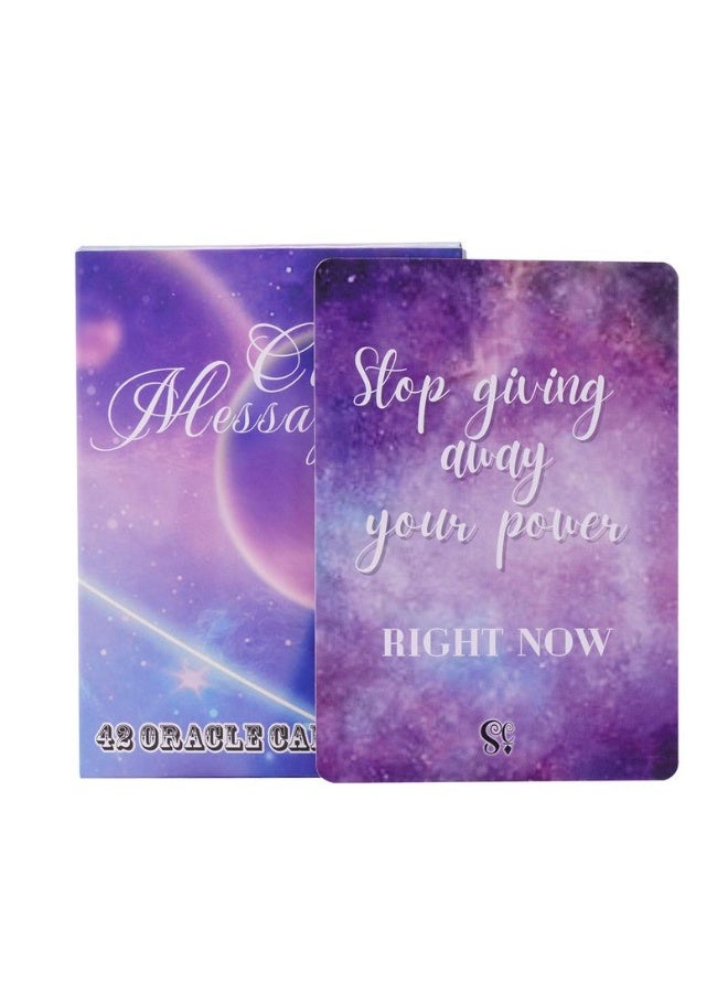 NIBEMINENT Divination Tarot Cards, Cosmic Information Cards, Clairvoyance Cards, Prediction Tools, Standard Tarot Deck Set, Fate Divination Cards for Board Games - Image 1