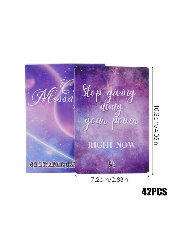 NIBEMINENT Divination Tarot Cards, Cosmic Information Cards, Clairvoyance Cards, Prediction Tools, Standard Tarot Deck Set, Fate Divination Cards for Board Games - Image 5