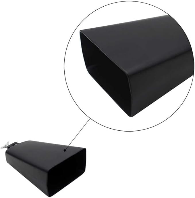 MegArya 3 Inch Metal Cowbell Instrument with Stick for Music Lovers and Beginners - Image 4