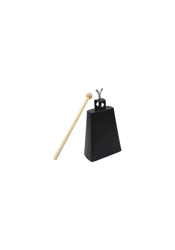 MegArya 3 Inch Metal Cowbell Instrument with Stick for Music Lovers and Beginners - Image 1