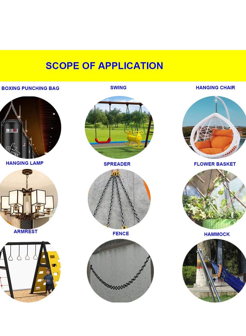 Excefore 2 Pack Ceiling Hook, 304 Stainless Steel Wall Mount Hook, Premium Heavy Duty Square Stainless Steel Pad Eye Hooks, Suitable for Yoga Swings Hammocks Training Straps Hanging - Image 4