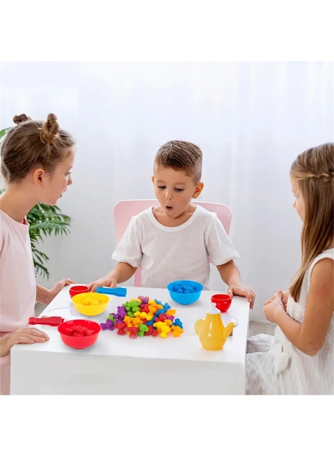 ألعاب العد لدب الكوالا لعبة مطابقة دب الكوالا لمرحلة ما قبل المدرسة مع أوعية فرز الألوان مجموعة أنشطة التعلم المبكر للأطفال بعمر 3 4 5 سنوات - Image 3