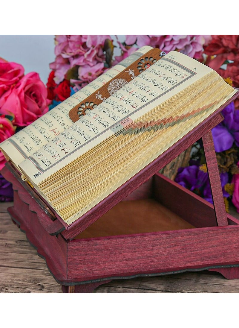 OLUDENIZ - Gift Box Islamic Deluxe Set with Quran Prayer Beads Prayer Mat Bookmark and Elegant Storage - Image 1