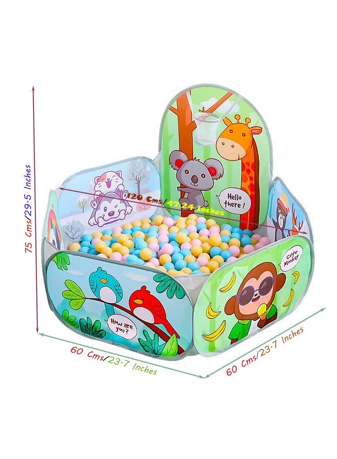 Magicwand X-X-Large Size Mesh Multi-Colored Cartoon Theme Pop-Up Activity Basket Ball-Pool【100 Balls】【Age Upto 3 Yrs】 - Image 2