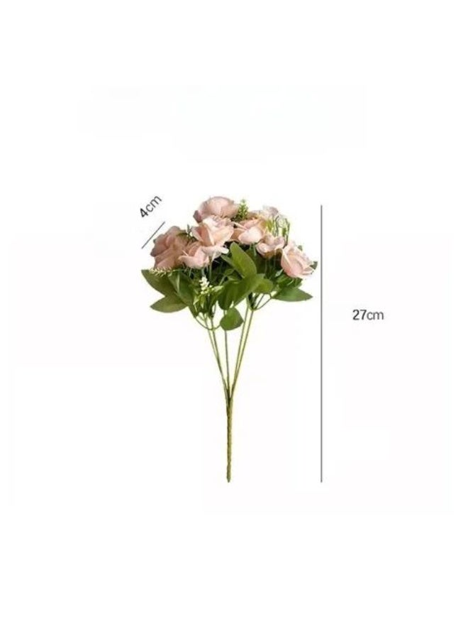 Decorative bouquet of 12 roses - Image 2