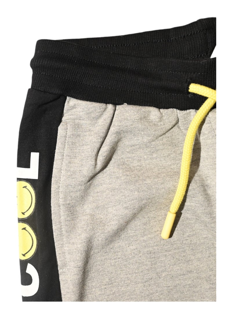 Smiley World Sweatpants, Grey with Black and Yellow Accents, Drawstring Waist - pzsku/Z7BFB482F1B1658F86B55Z/45/_/1728121019/8e26acf4-dd30-4498-a8dc-ffbcbe534404