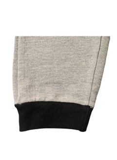 SMILEY Smiley World Sweatpants, Grey with Black and Yellow Accents, Drawstring Waist  - Image 3