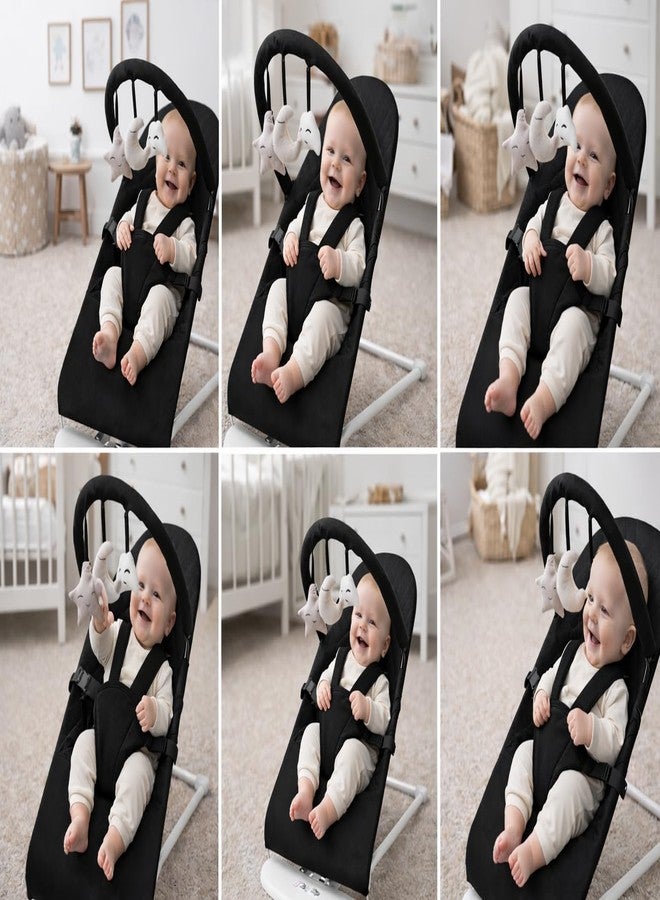 Richtots Premium Dream-On Infant Natural Swing Bouncer | Compact, Foldable and Multi Recline Back | with Removable Toybar/Fidget Bar 0-9 Months - Image 3