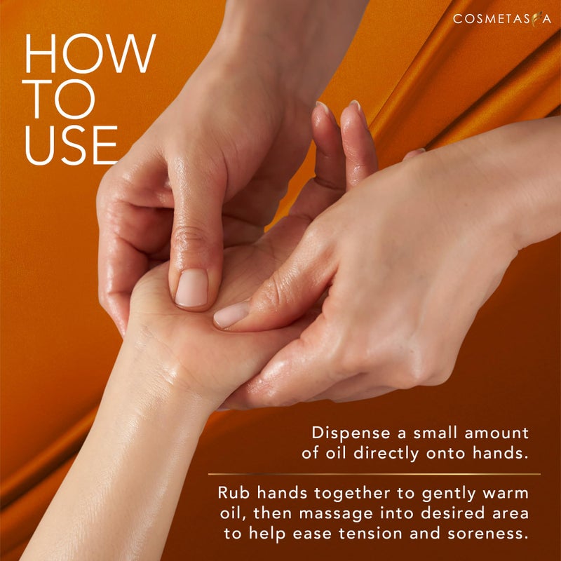 Cosmetasa Natural Nourishing Citrus & Coconut Massage Oil- Smooth Glide, Non Greasy Therapeutic Massage Oils with Rejuvenating, Hydrating & Aromatic Essential Oils for Dry Skin, Soothes Muscle & Joints 8.8 oz - Image 5