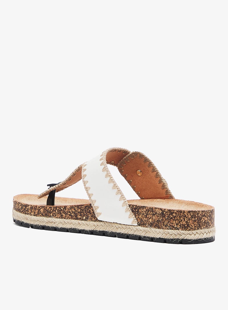 DOWN TO EARTH Casual Flat Thong Sandal - Image 2