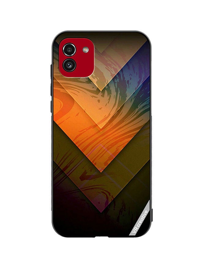VR CREATIVE Protective Case Cover For Samsung Galaxy A03 Texture Design Multicolour - Image 1