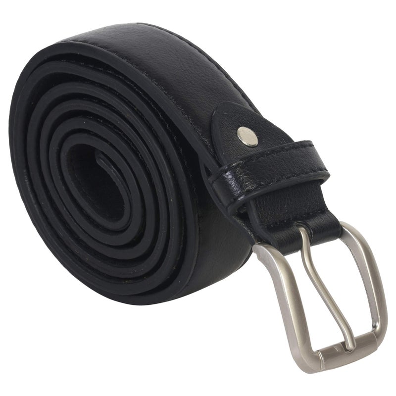 LB LEATHERBOSS Men's Black Leather Money Belt Sizes 32 Through 56 (34) - Image 1