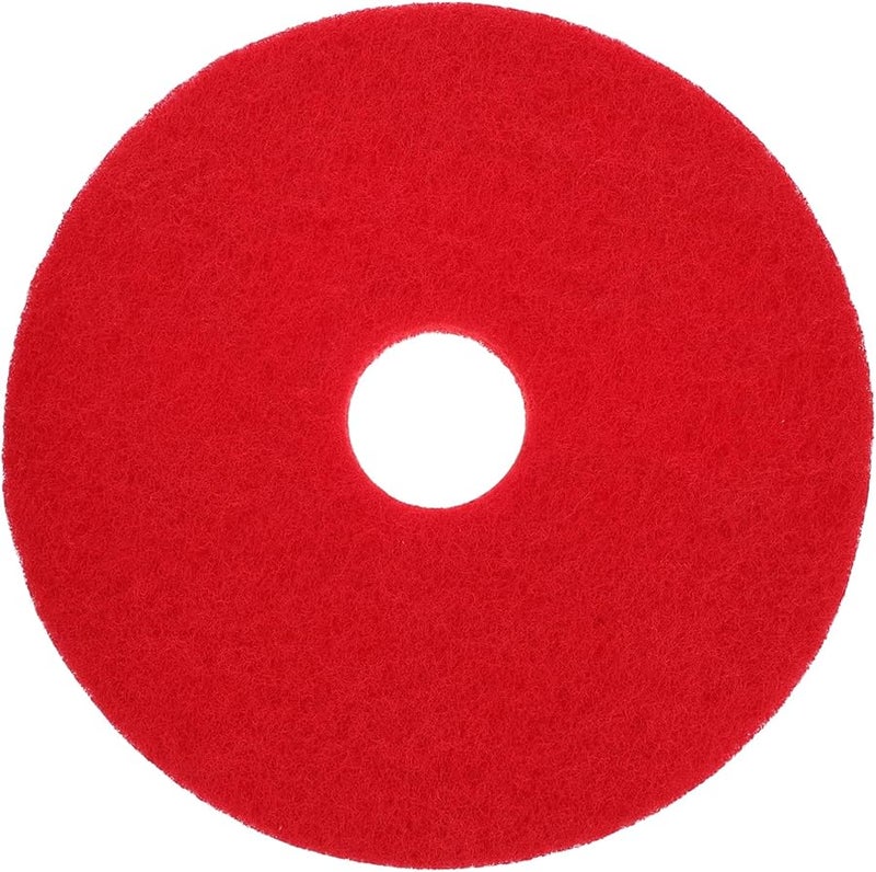 Red Floor Polishing Cleaning Pad for Hardwood Tile and Marble Surfaces - Image 1