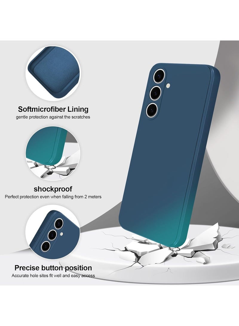 Samsung Galaxy S25 Soft Silicone Cover Shockproof Matte Finish Back Cover Inner Fabric Lining with Camera Protection Case for Galaxy S25 - Image 2