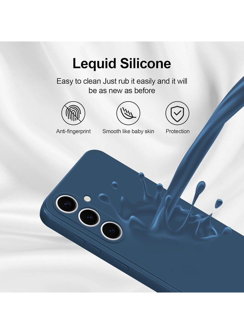 Samsung Galaxy S25 Soft Silicone Cover Shockproof Matte Finish Back Cover Inner Fabric Lining with Camera Protection Case for Galaxy S25 - Image 3