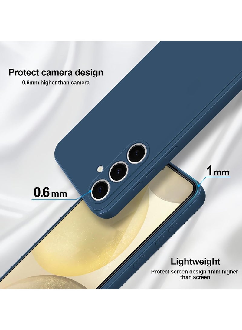 Samsung Galaxy S25 Soft Silicone Cover Shockproof Matte Finish Back Cover Inner Fabric Lining with Camera Protection Case for Galaxy S25 - Image 5