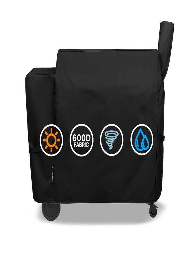 Suphomeware Heavy Duty Waterproof Wood Pellet Grill Cover for Traeger 20 Series, Junior & Tailgater Grills, Full Length - Image 1