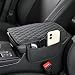 Edotim Arm Rest Cover for Car Microfiber Leather Universal Car Console Covers Accessories with 2 Storage Bags Black - Image 2