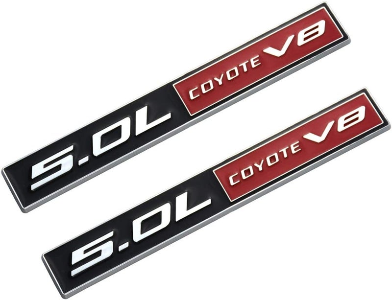 EmbRoom Baauye EmbRoom 5.0L Coyote V8 Emblems - 2pcs - Image 1