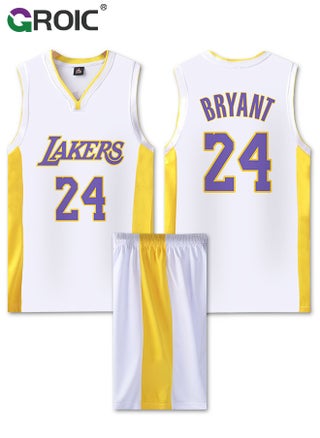 White - Kobe Bryant 24#
