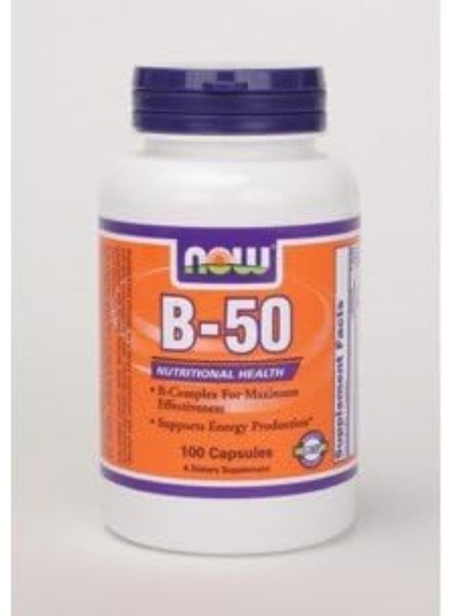now B-50, 100 Caps by Now Foods (Pack of 8)