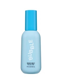 Bubble Bubble Skincare Magic Melt Makeup Remover - Micellar Milk Eye Makeup Remover Infused with Raspberry Seed Oil - Hydrating & Soothing Double Cleanser for Soft, Refreshed Skin (120ml)  - Image 1