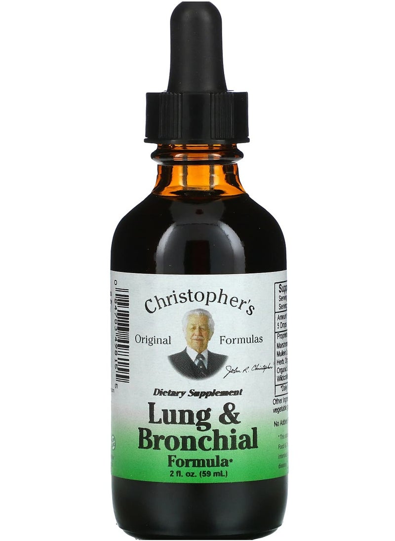 Christopher's Original Formulas Lung & Bronchial Formula, 2 fl oz (59 ml) 