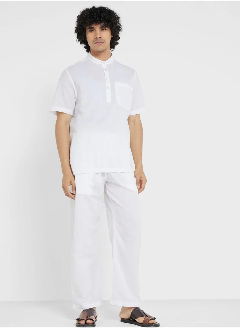 Fabindia Printed Regular Fit Shirt