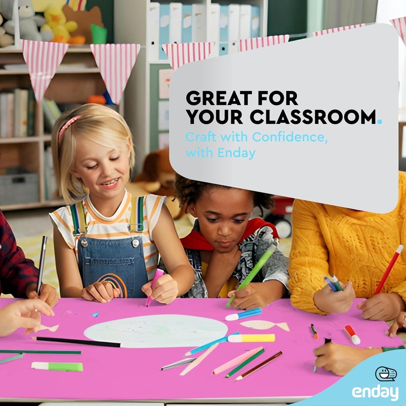 Emraw Poster Board Lightweight Craft Backing Boards for Presentations Office Sign Blank Painting Board Smooth Surface Poster Sheets for School Pack of 5 (Fluorescent Purple) - Image 5