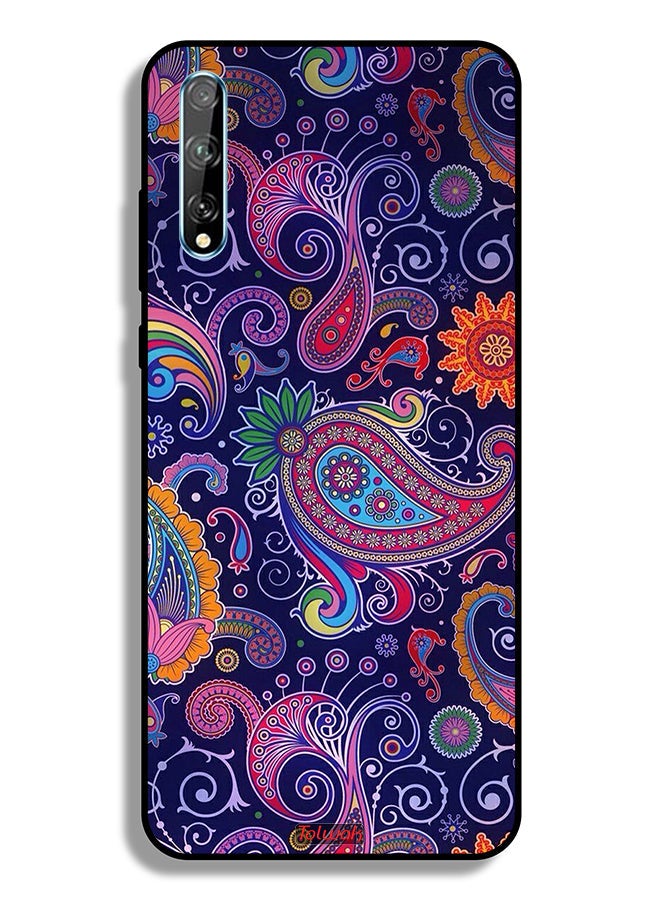 Tolwak Huawei P Smart S Protective Case Cover Mandala Art Pattern - Image 1