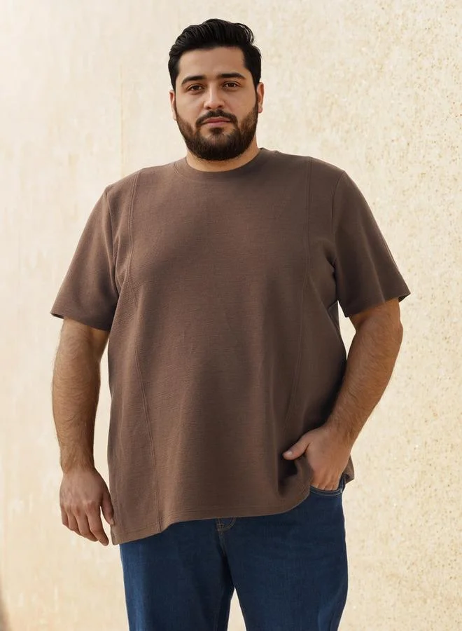 ماكسيم تي شيرت مقاس كبير بقصة عادية