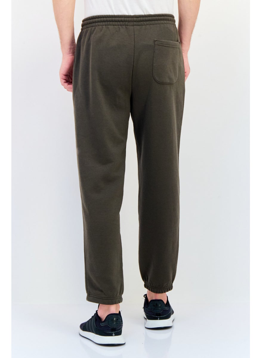 TapouT Men Sportswear Fit Brand Logo Training Track Pants, Olive  - Image 3