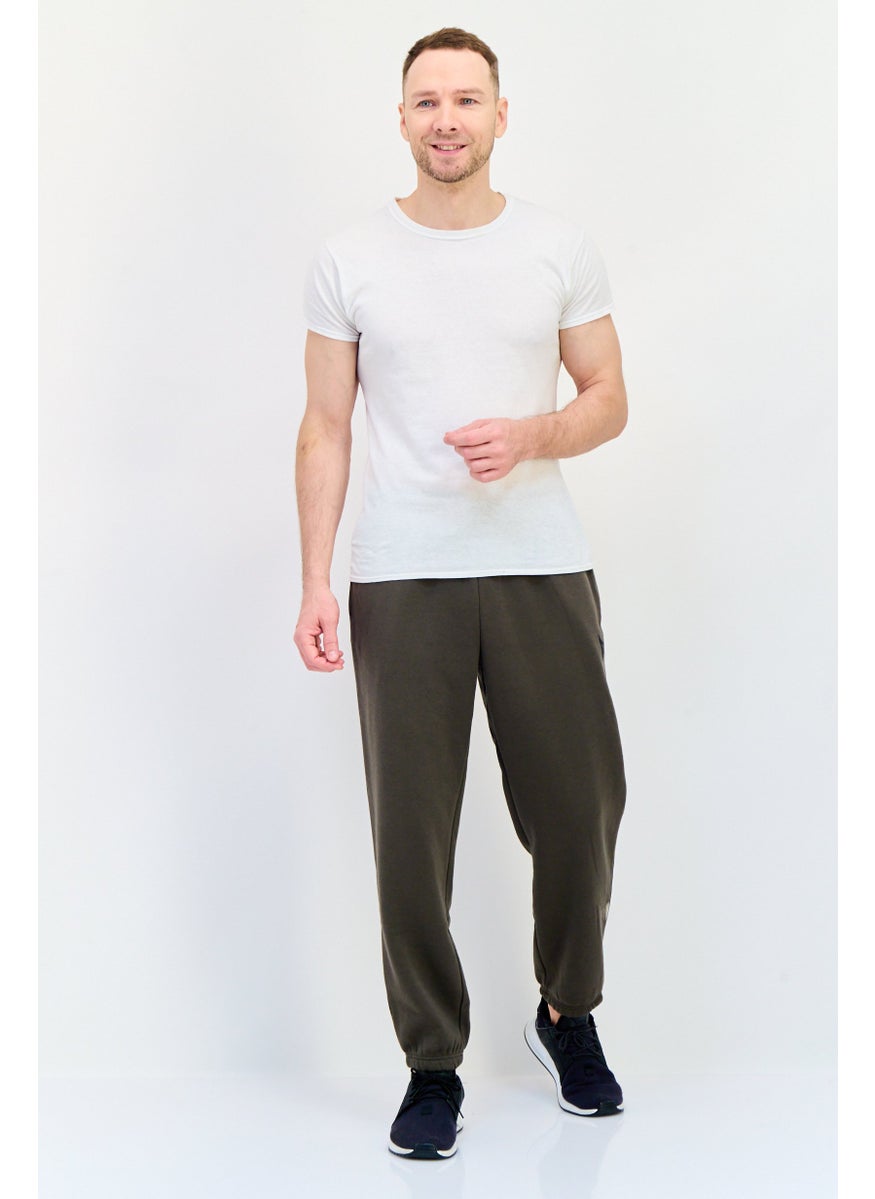 TapouT Men Sportswear Fit Brand Logo Training Track Pants, Olive  - Image 4