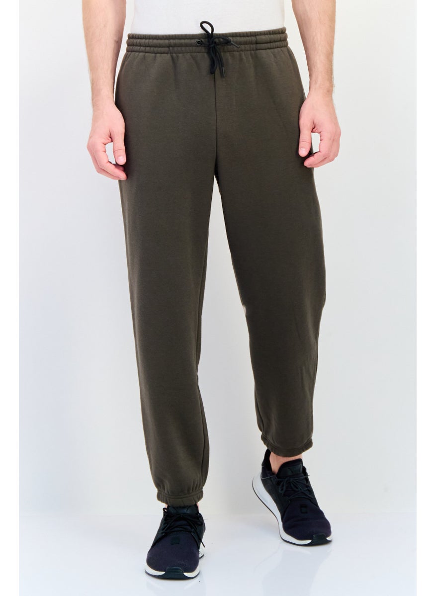 TapouT Men Sportswear Fit Brand Logo Training Track Pants, Olive  - Image 1
