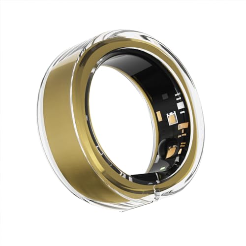 RingConn Silicone Ring Protector - Ultra-Thin Transparent Elastic Case Smart Ring Fitness, Outdoor Camping (Size L for 12/13/14) - Image 1