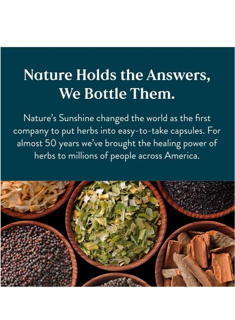 ناتشرز صن شاين مكمل تصريف الليمف: تقليل الانتفاخ، تقليل الانتفاخ السطحي، التخلص من السموم، دعم تدفق الليمف، يساعد في الشفاء. مستخلصات عشبية طبيعية لتحسين الصحة والدورة الدموية. - Image 4